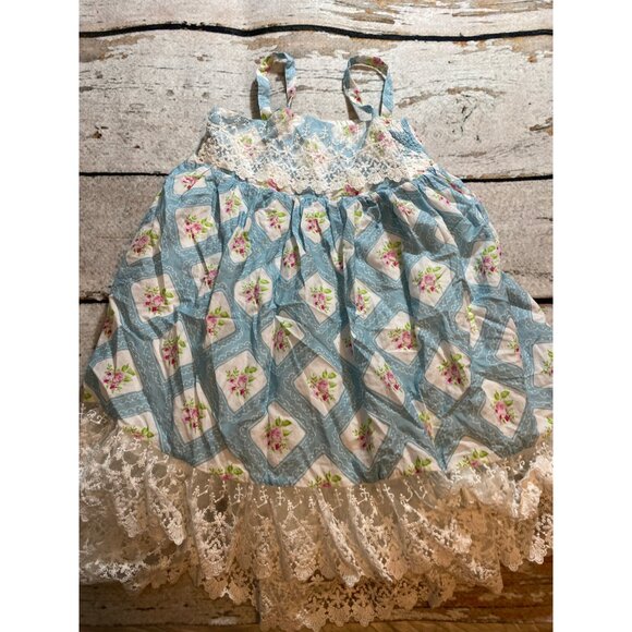 Sweet honey Blue Flower Dress